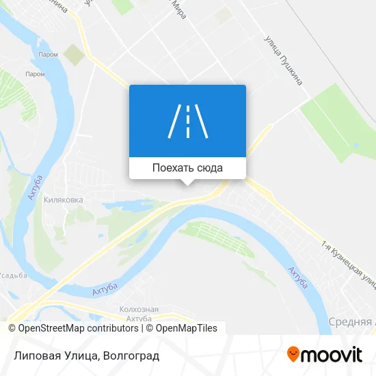 Карта Липовая Улица