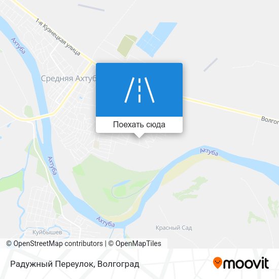 Карта Радужный Переулок