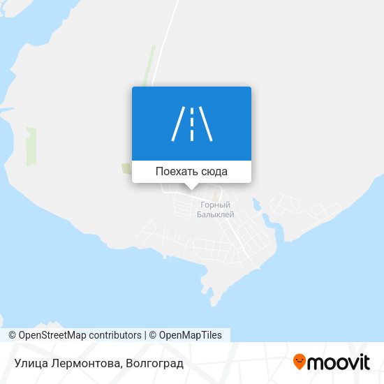 Карта Улица Лермонтова