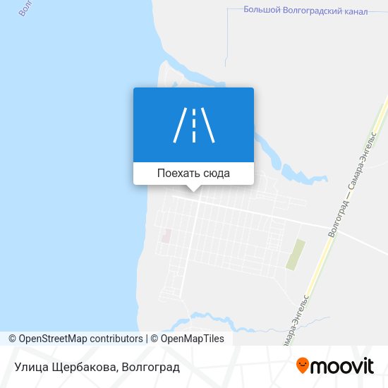 Карта Улица Щербакова