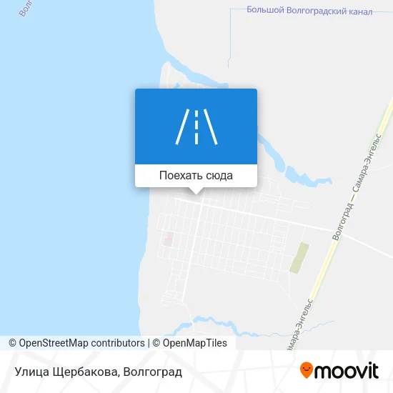Карта Улица Щербакова