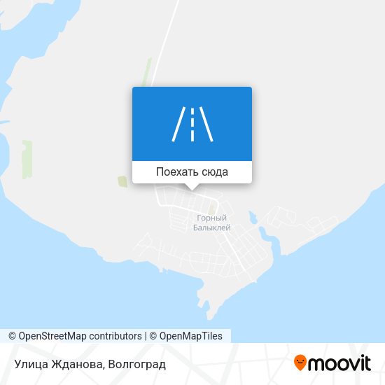Карта Улица Жданова