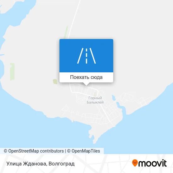 Карта Улица Жданова