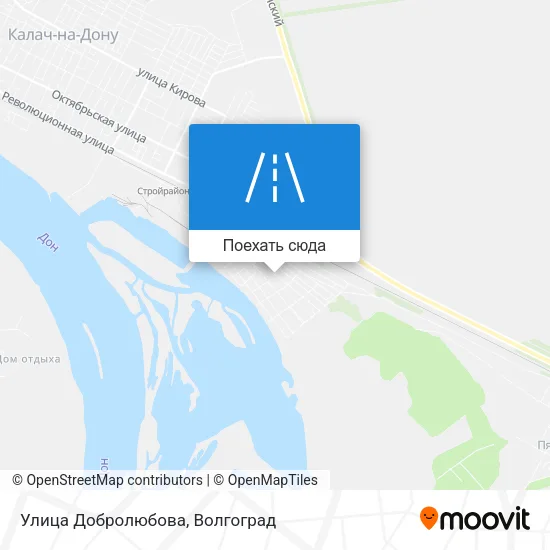 Карта Улица Добролюбова