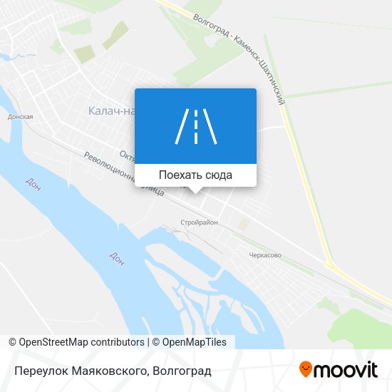 Карта Переулок Маяковского