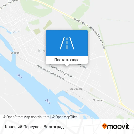 Карта Красный Переулок