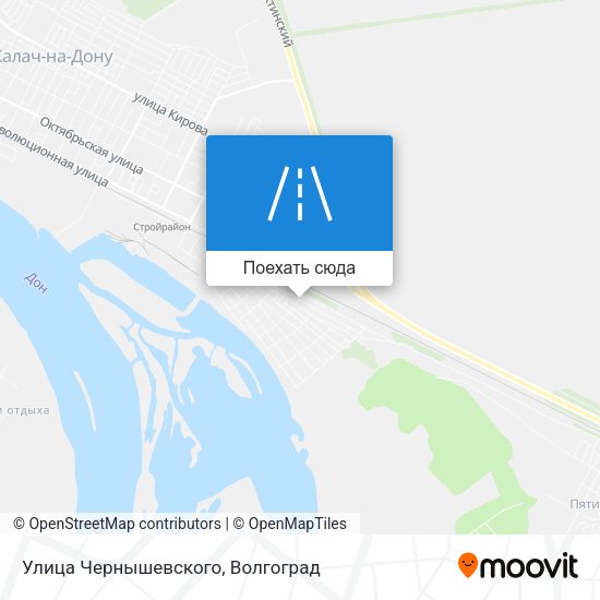 Карта Улица Чернышевского