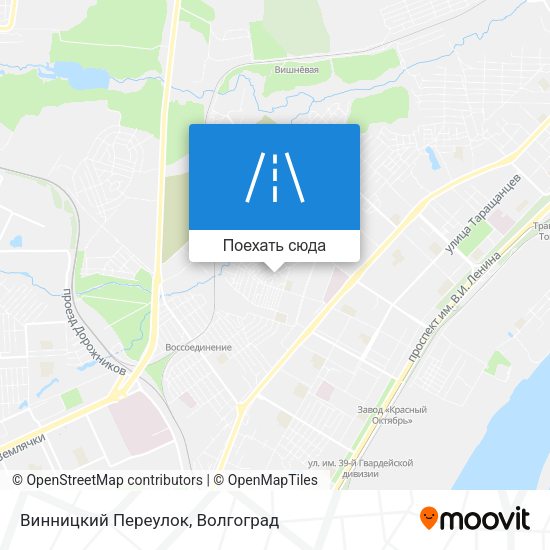 Карта Винницкий Переулок
