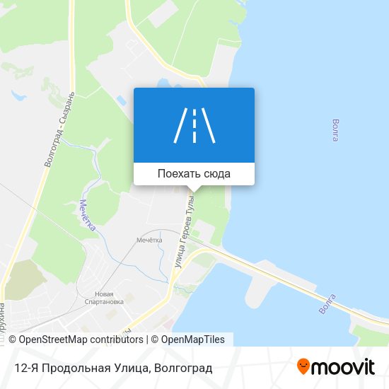 Карта 12-Я Продольная Улица