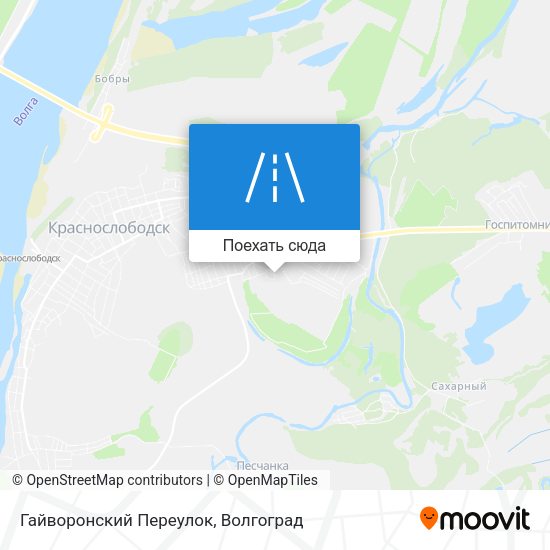 Карта Гайворонский Переулок