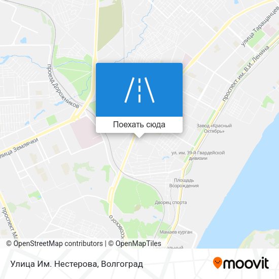 Карта Улица Им. Нестерова