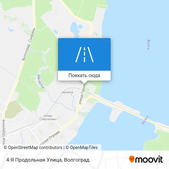 Карта 4-Я Продольная Улица