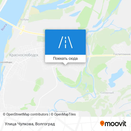 Карта Улица Чулкова