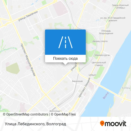 Карта Улица Лебединского