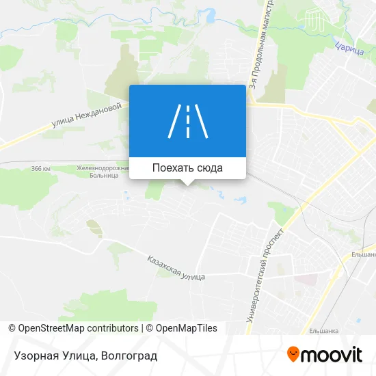 Карта Узорная Улица