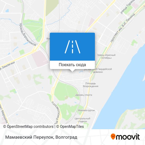 Карта Мамаевский Переулок