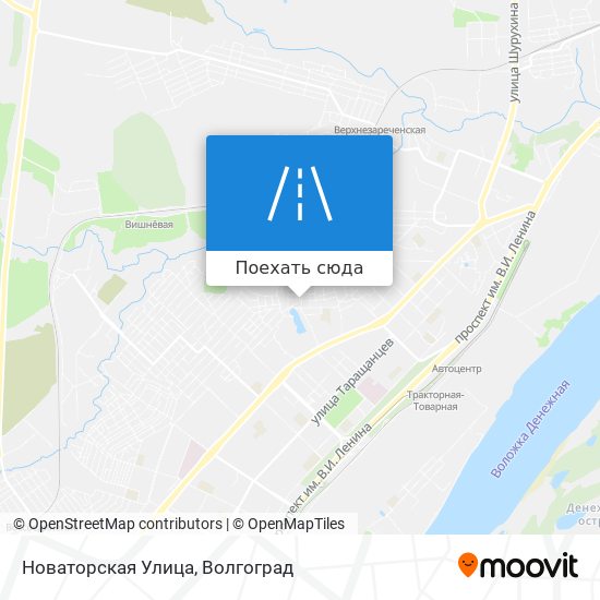 Карта Новаторская Улица