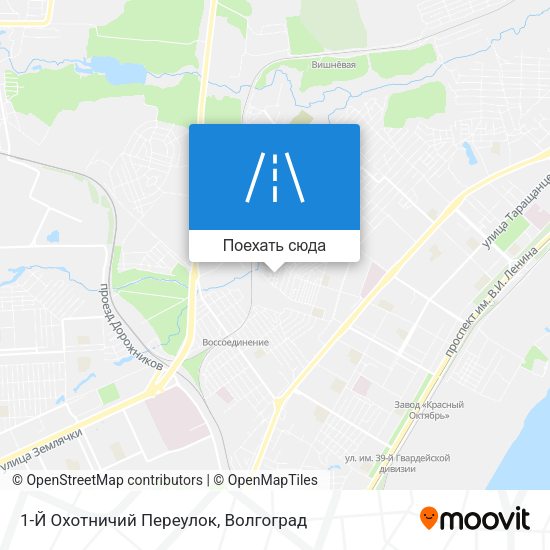 Карта 1-Й Охотничий Переулок