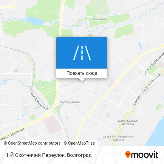 Карта 1-Й Охотничий Переулок