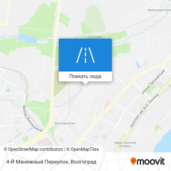 Карта 4-Й Манежный Переулок