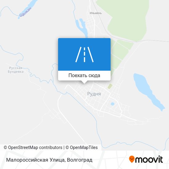 Карта Малороссийская Улица