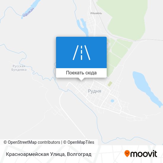 Карта Красноармейская Улица