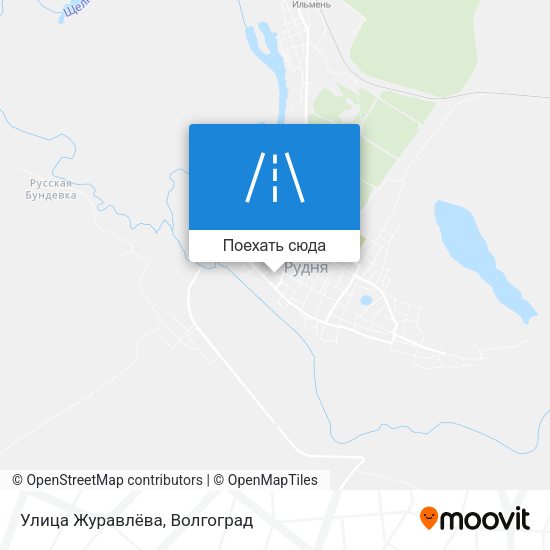 Карта Улица Журавлёва