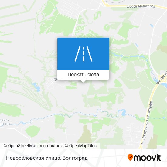 Карта Новосёловская Улица