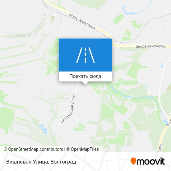 Карта Вишневая Улица
