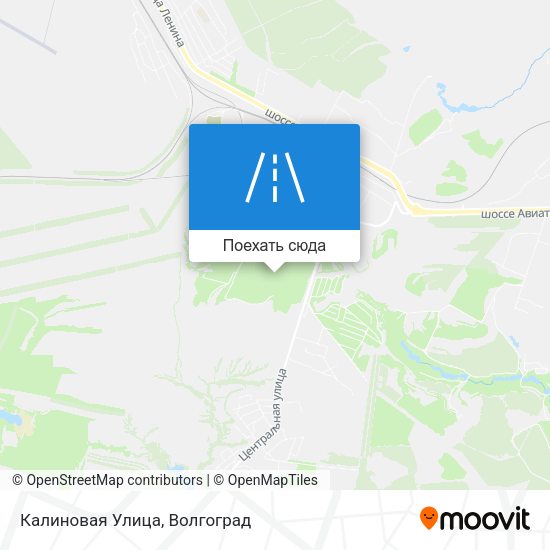Карта Калиновая Улица