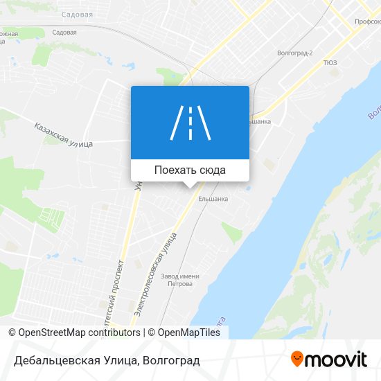Карта Дебальцевская Улица