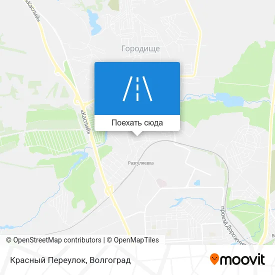 Карта Красный Переулок