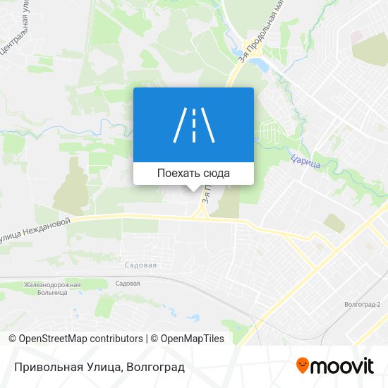 Карта Привольная Улица