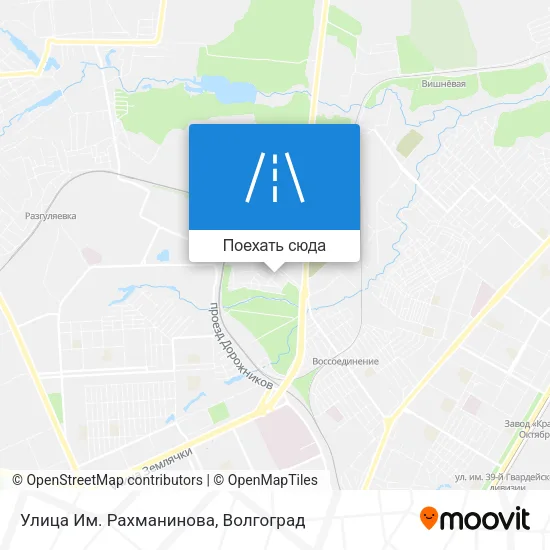 Карта Улица Им. Рахманинова