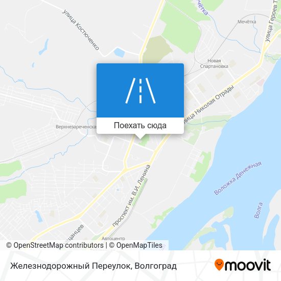 Карта Железнодорожный Переулок