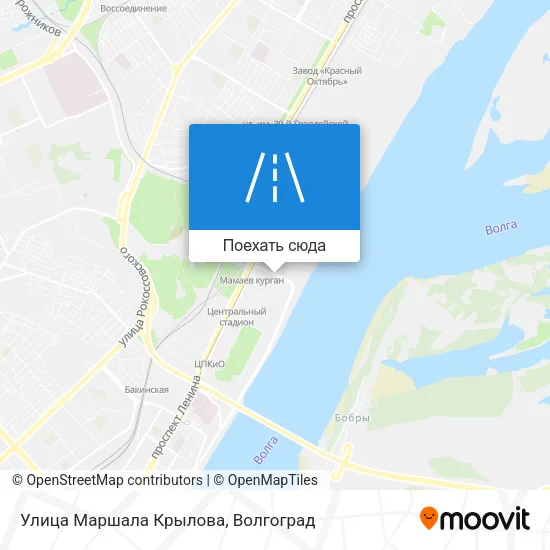 Карта Улица Маршала Крылова