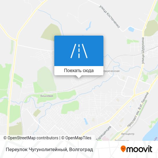 Карта Переулок Чугунолитейный