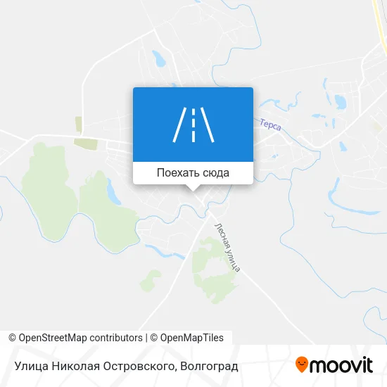 Карта Улица Николая Островского
