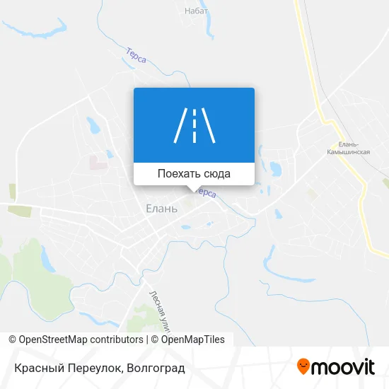 Карта Красный Переулок