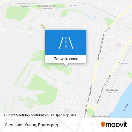 Карта Окольная Улица