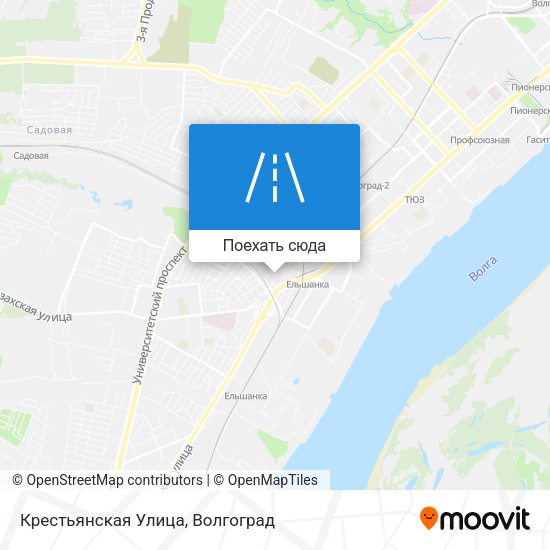 Карта Крестьянская Улица