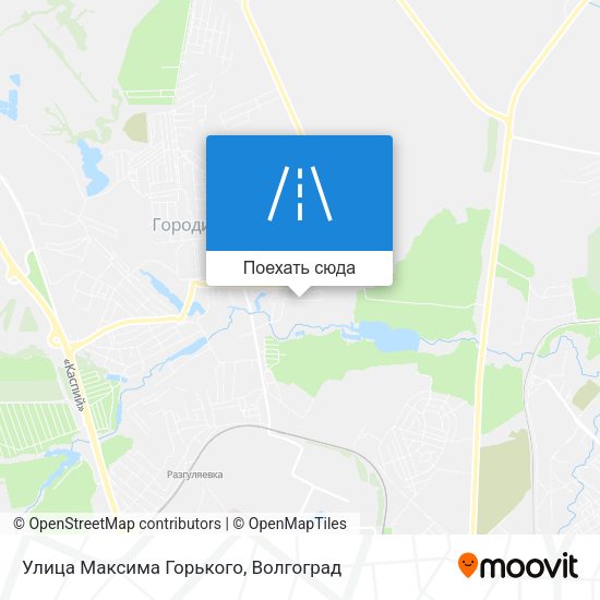 Карта Улица Максима Горького