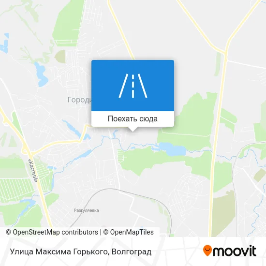 Карта Улица Максима Горького