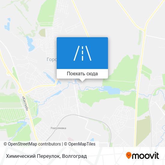 Карта Химический Переулок
