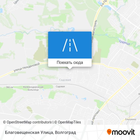 Карта Благовещенская Улица