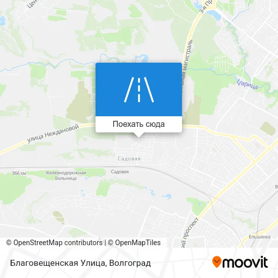 Карта Благовещенская Улица