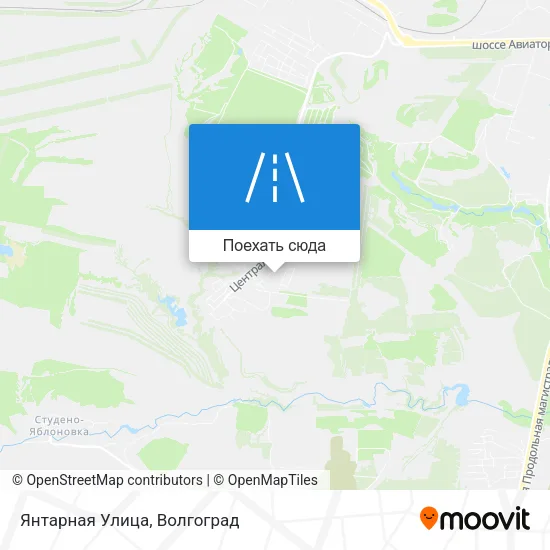 Карта Янтарная Улица