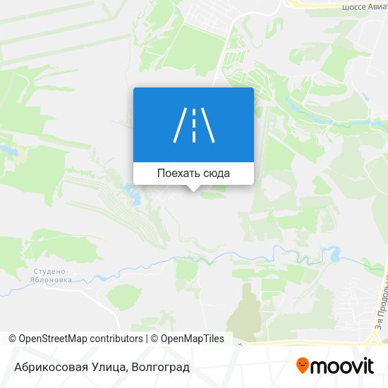 Карта Абрикосовая Улица
