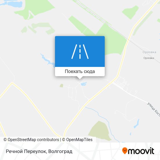 Карта Речной Переулок