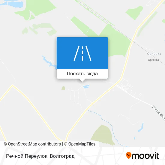 Карта Речной Переулок